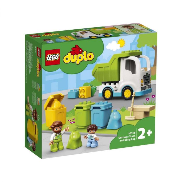 10945 Lego Duplo - Camion Della Spazzatura e Ricic
