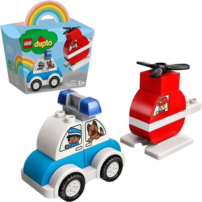 10957 Lego Duplo - Elicottero antincendio e polizi