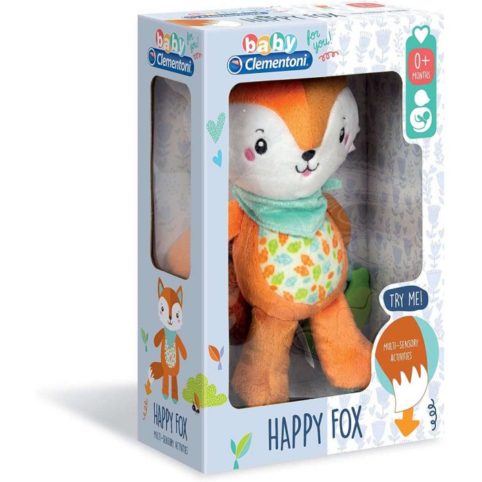 17271 Baby Clementoni - Peluche a forma di Volpe.