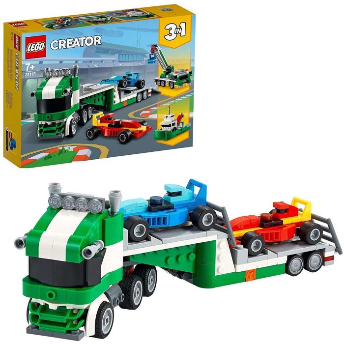 31113 Lego Creator - Trasportatore auto da corsa.