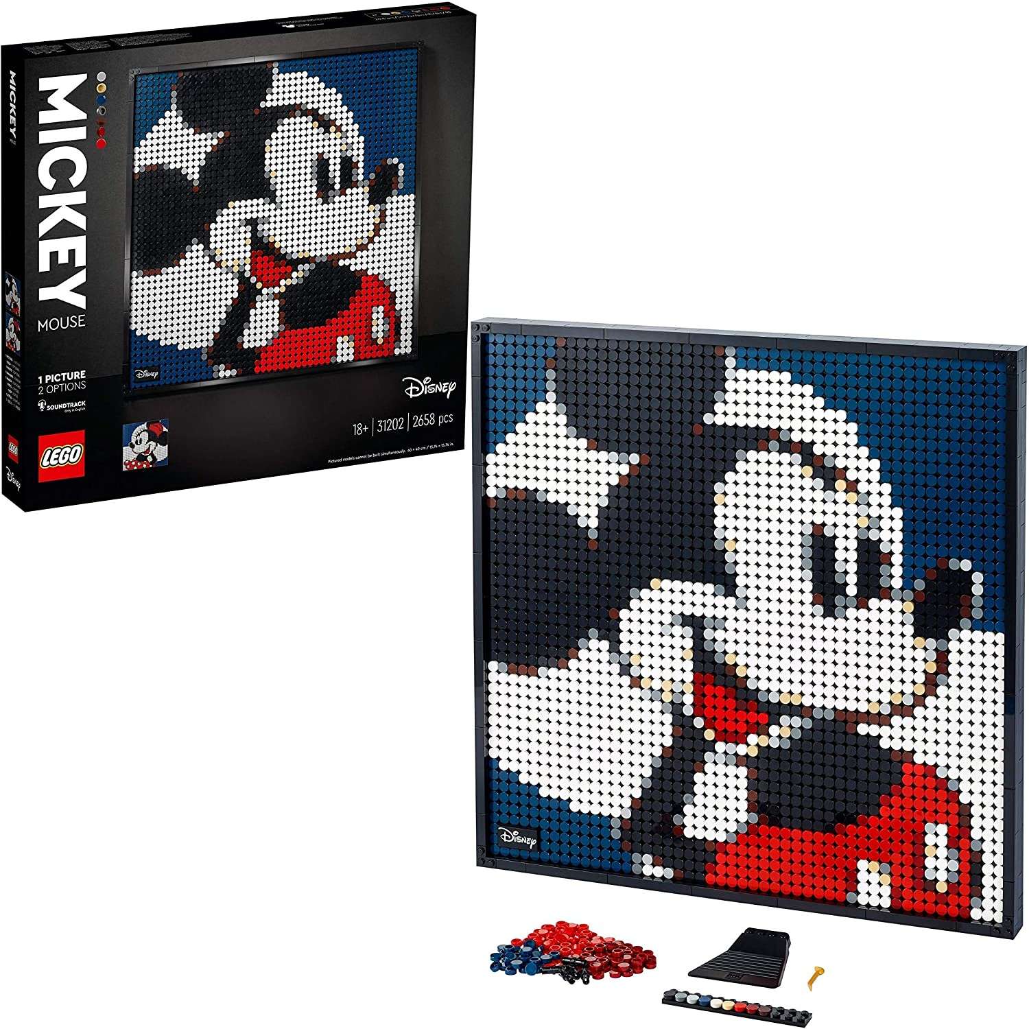 31202 Lego Art - Disney's Mickey Mouse. - Mago Biribago Giocattoli