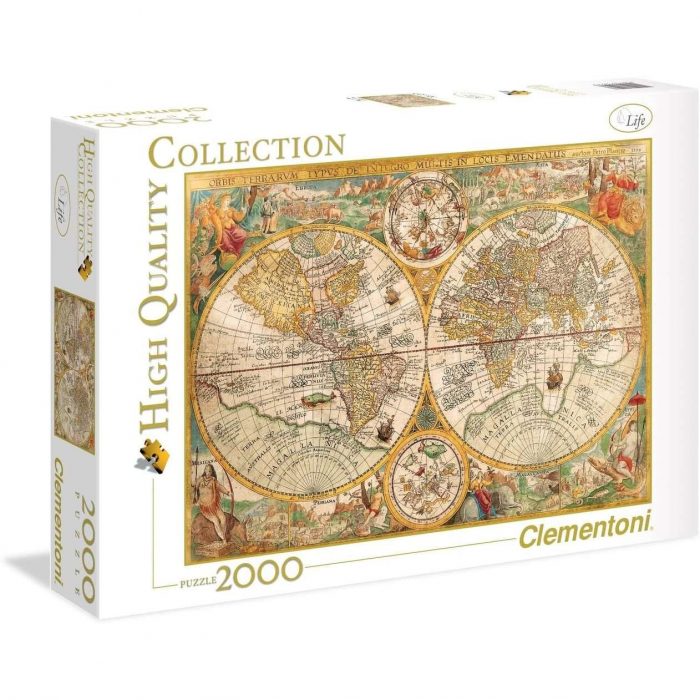 32557 Clementoni Puzzle 2000 HQC Ancient Map