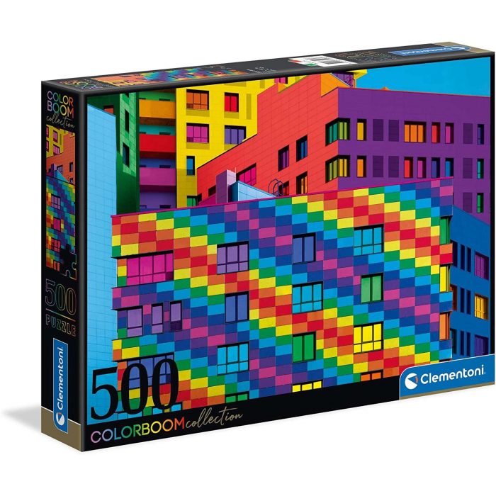 Clementoni Colorboom Puzzle 500 Pz. Squares.