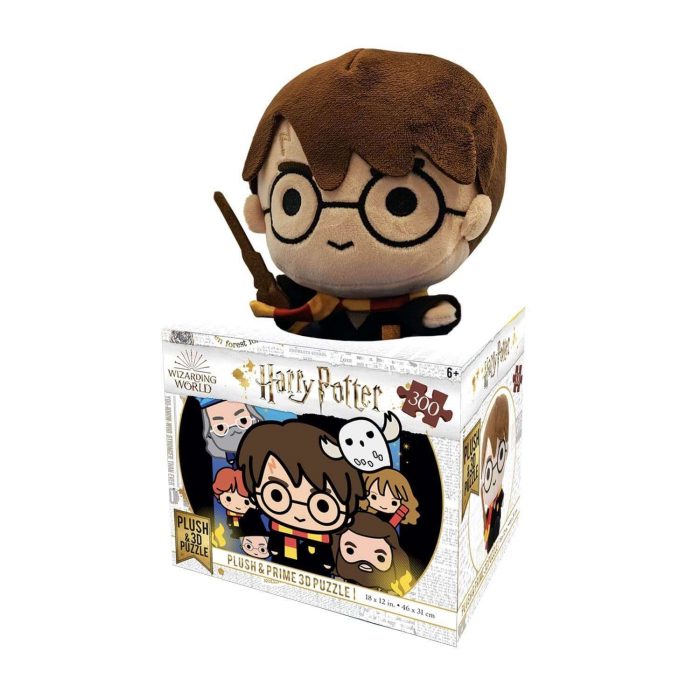 Harry Potter Puzzle 3D con Peluche