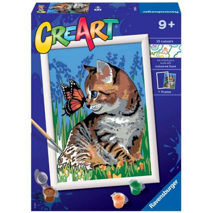Ravensburger - CreArt Gattino e Farfalla.