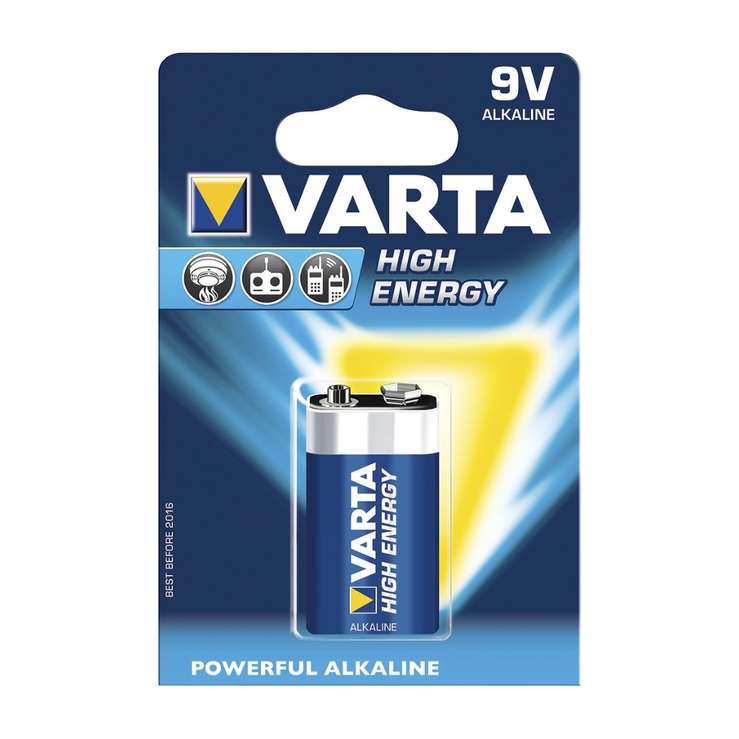 Varta Batteria 9V Powerful Alkaline - Mago Biribago Giocattoli