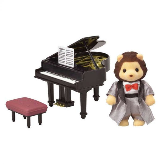 6011 - Leone con pianoforte