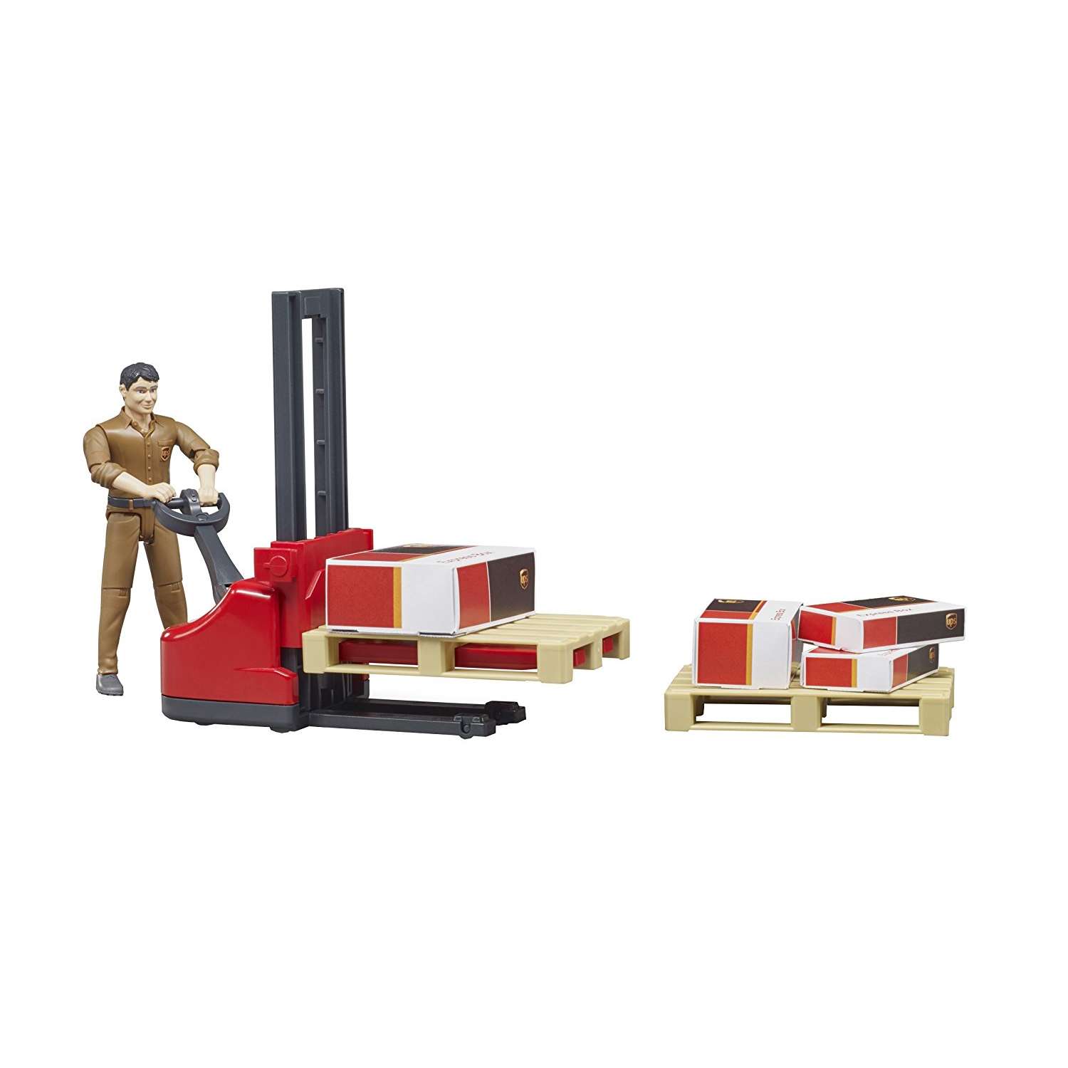 62210 Bruder Set Logistica UPS con Personaggio.