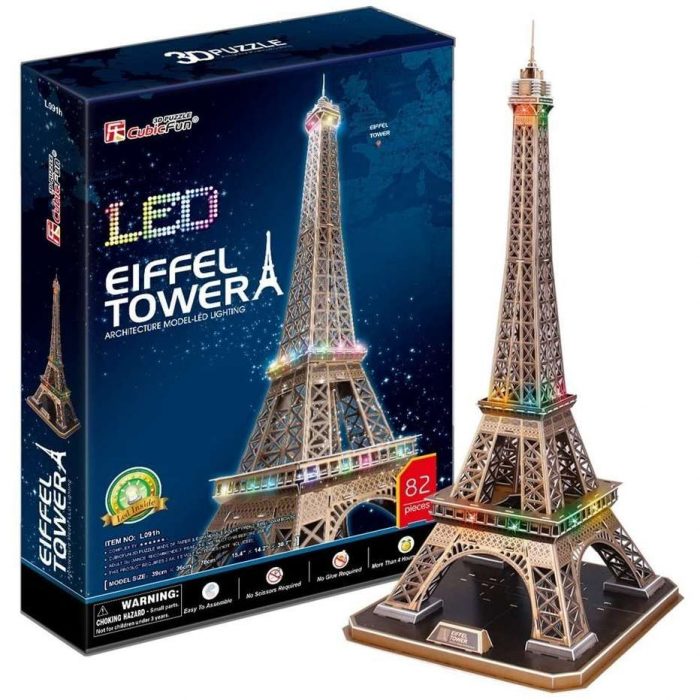 Cubic Fun - Monumenti Led Torre Eiffel