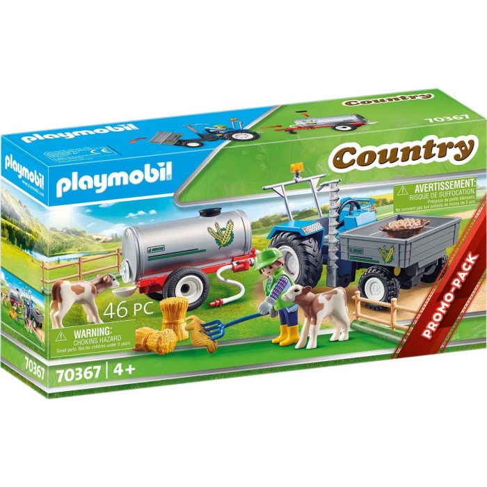 70367 Playmobil - Trattore con Serbatoio Acqua
