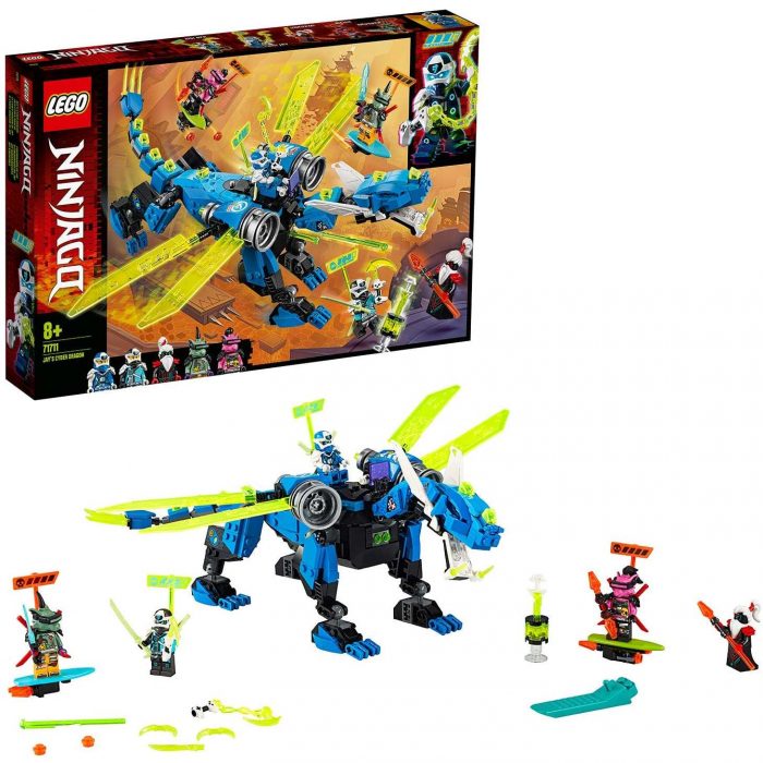 71711 Lego Ninjago - Il Cyber-Dragone do Jay.