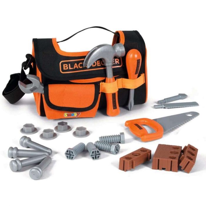Smoby - Black+Decker Borsa Porta Atrezzi.