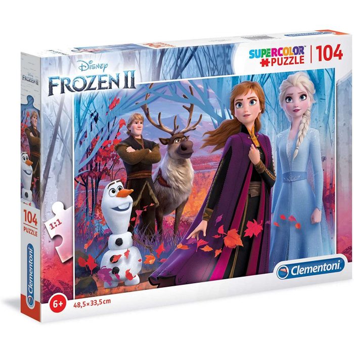 Puzzle 104 pz.Principessa Frozen Disney Clementoni