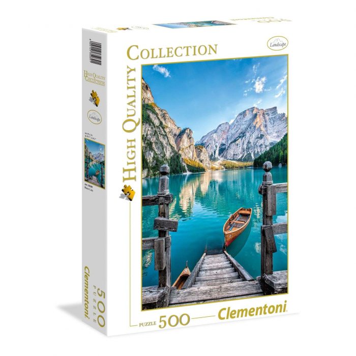 35039 Clementoni Puzzle 500 HQC Braies Lake