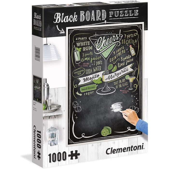 Clementoni - Puzzle Black Board Cheers.