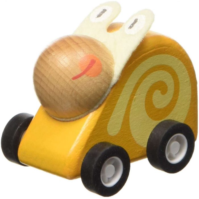 Auto a retrocarica in legno - Lumaca.