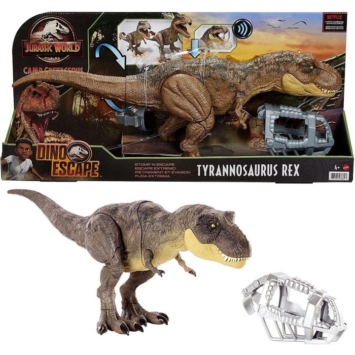 Mattel - Dino Escape Tyrannosaurus Rex con suoni.