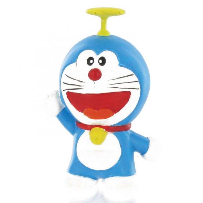 Personaggio in gomma Doraemon con elica
