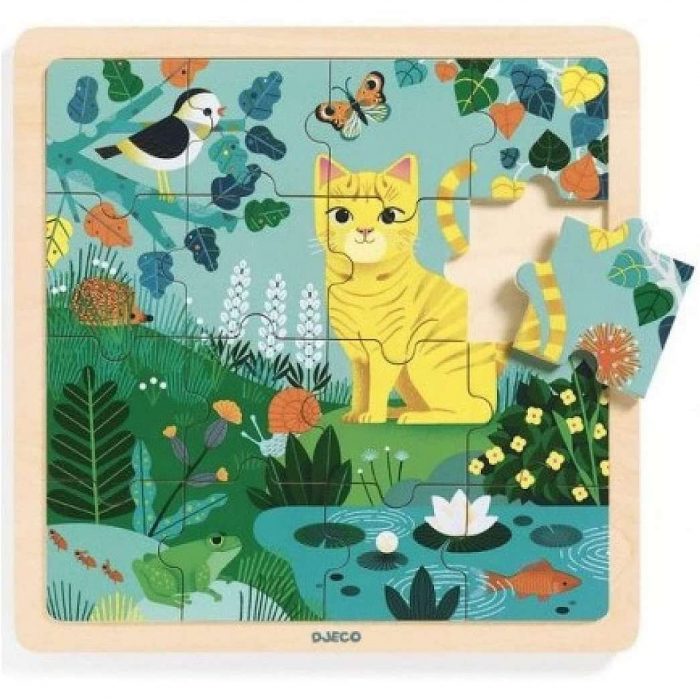 Dj01819 Djeco Puzzle in legno Lily in legno.