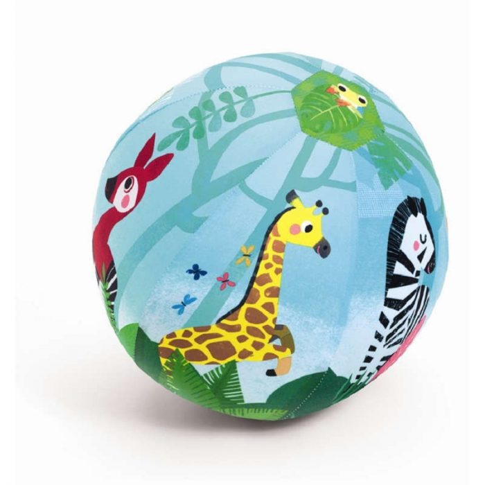 Dj02056 Djeco - Jungle Ball 23 cm.