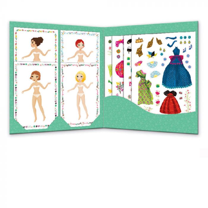 Djeco Stickers e Paper Doll.