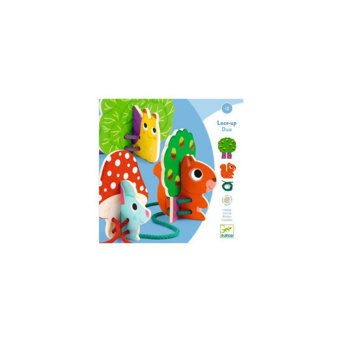 Dj01674 Djeco - Allacciatura duo stringata.