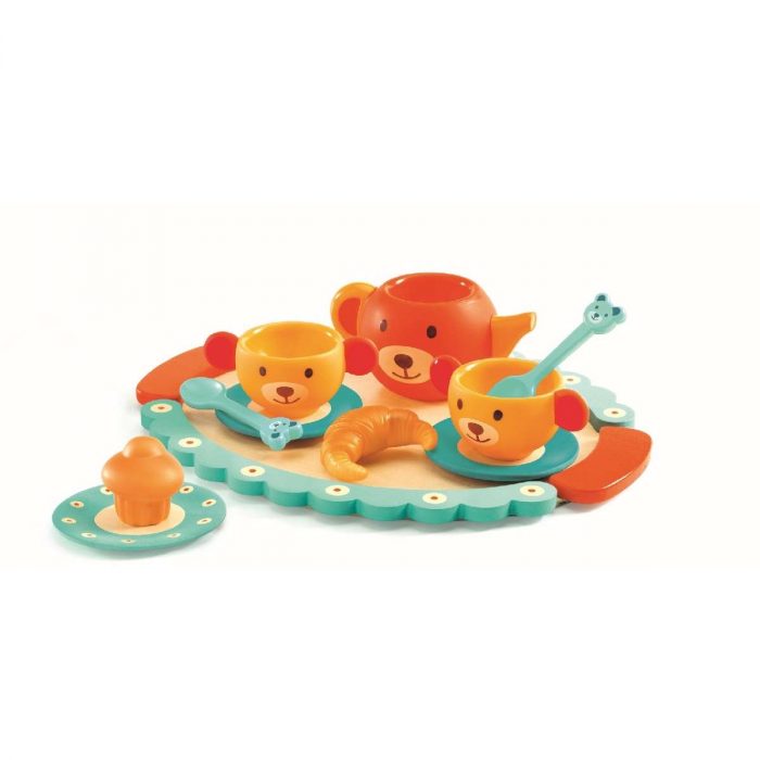 Djeco Set colazione in legno La Merenda di Teddy.