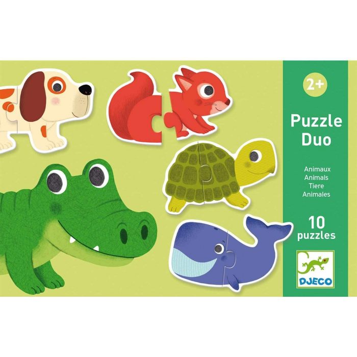 Djeco Puzzle Duo Animali.
