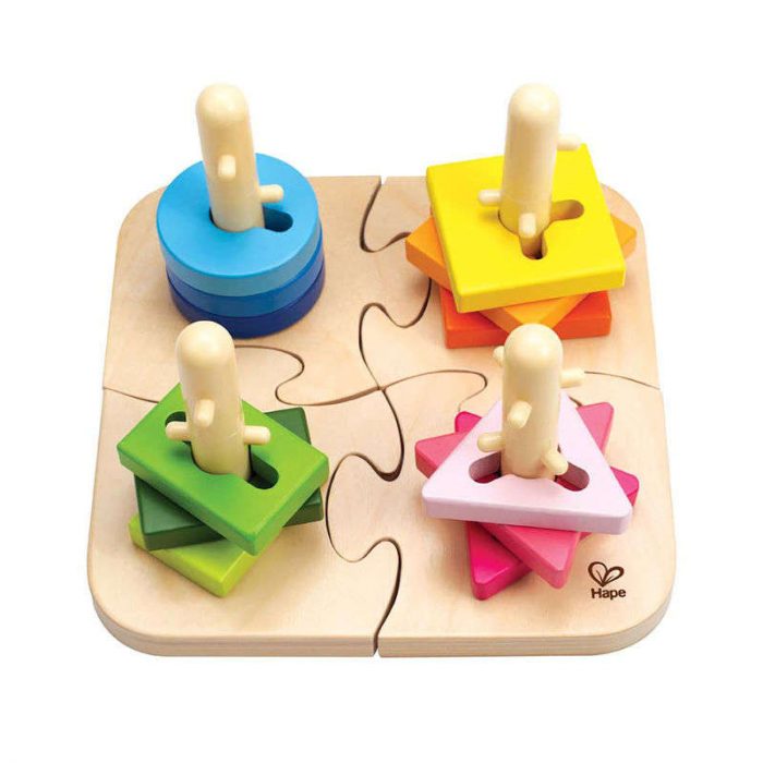 Hape - Puzzle Creativo Peg