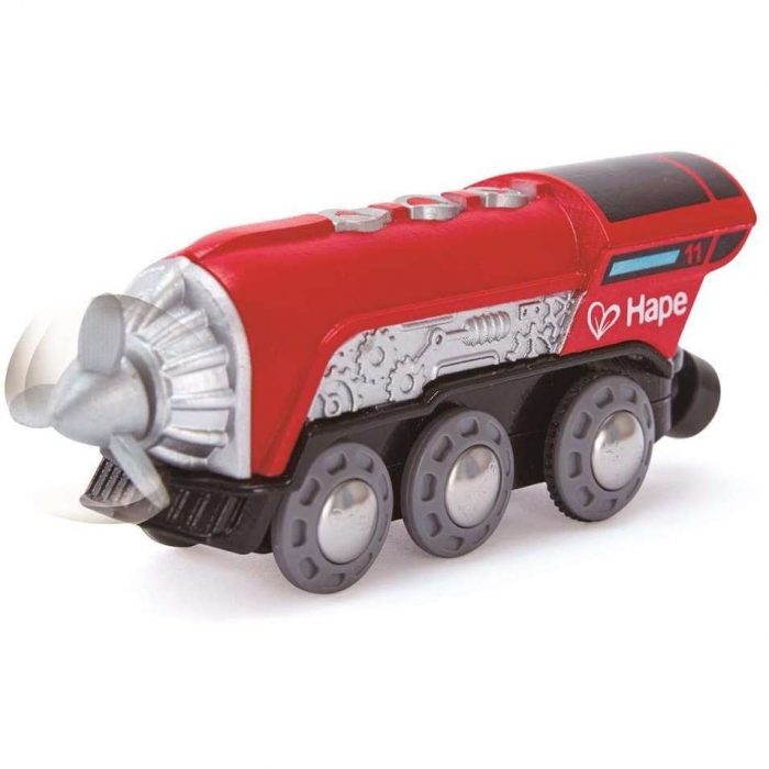 Hape - Locomotiva a Batteria con Elica