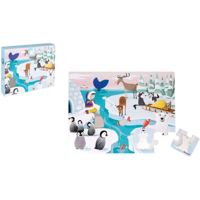 Janod Puzzle Tactile La Vita Sulla Banchisa.