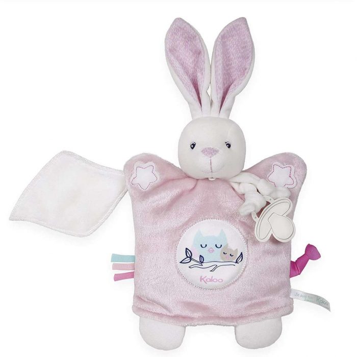 Kaloo Doudou Burattino Coniglietto rosa.