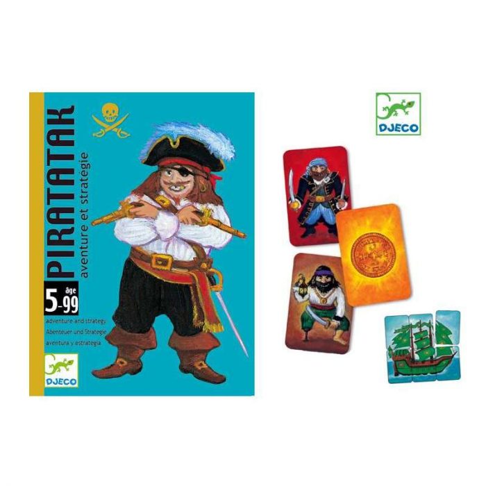 Dj05113 Djeco Gioco di carte Piratatak.