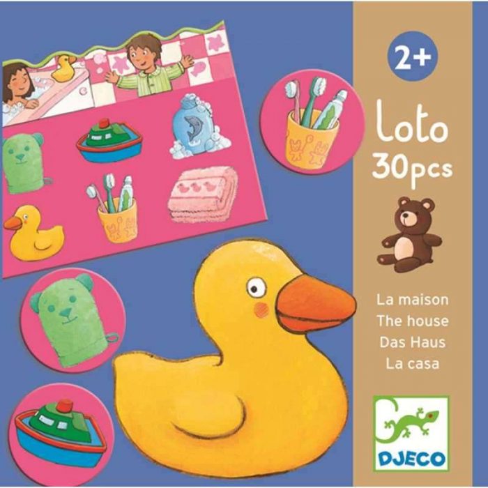 Djeco Gioco da tavolo Loto la Casa 30 pz.