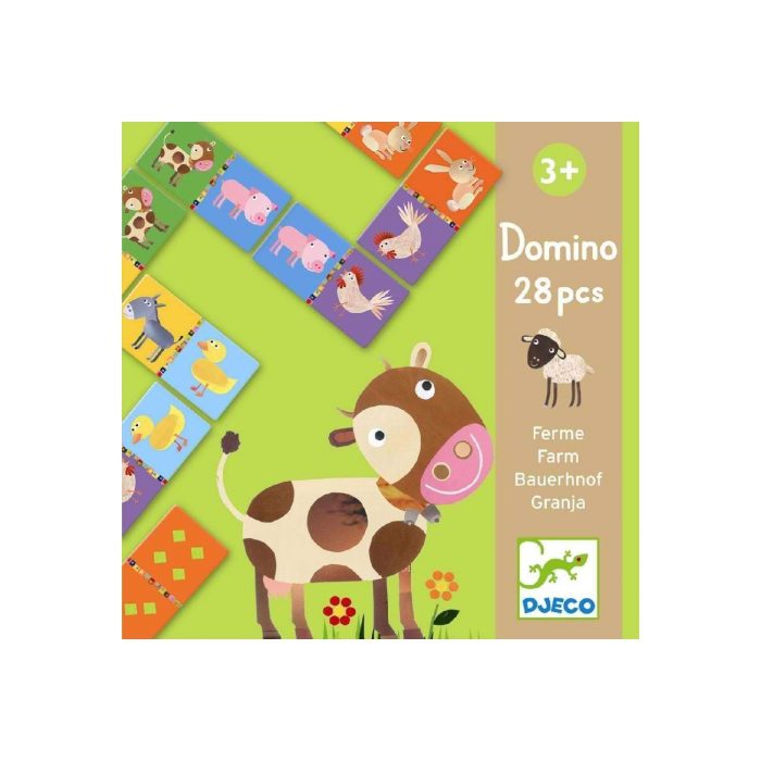 Dj08158 Djeco Domino fattoria.