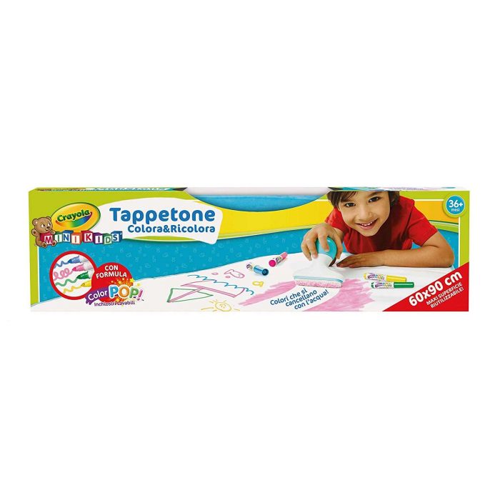 Crayola - Tappetone Colora&Ricolora Mini Kids.