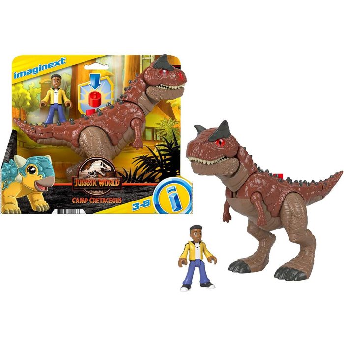 Imaginex Jurassic World Carnotauro e Darius