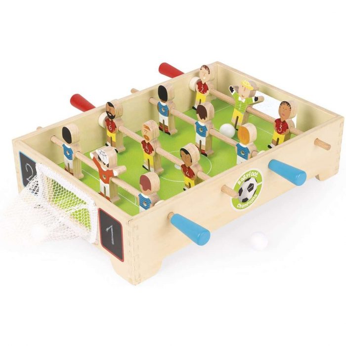 Janod Mini Baby-Foot Champions in legno.