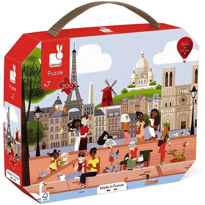 Janod Puzzle Parigi 200 pezzi.