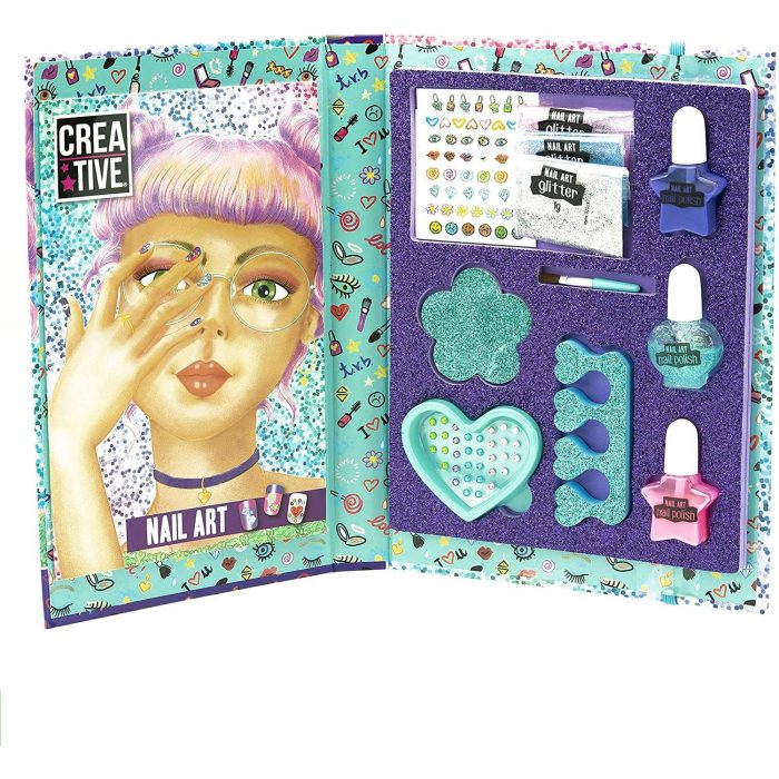 Nice - Libro con Smalti colorati per unghie