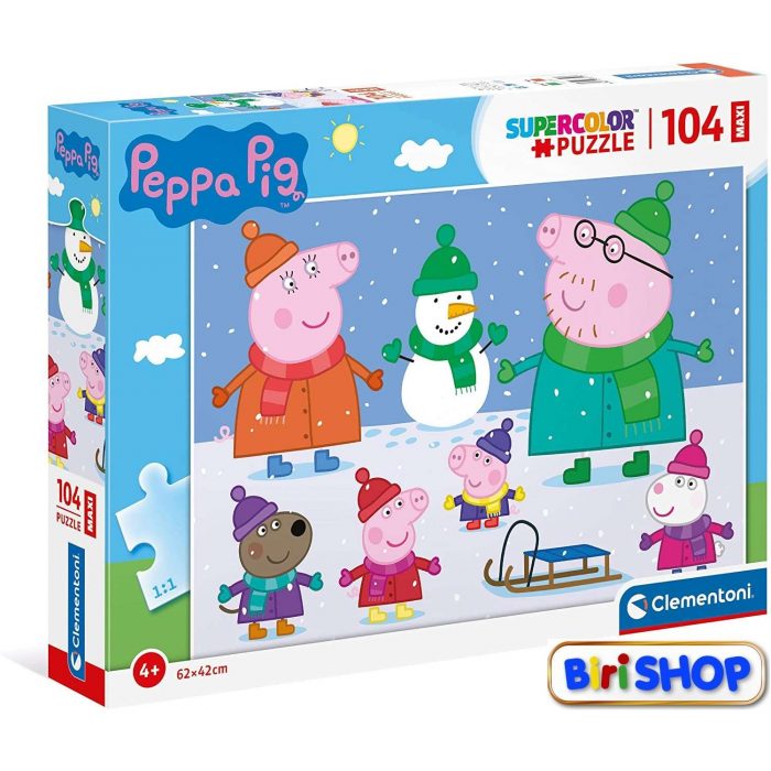 23752 Clementoni - Puzzle Maxi 104 pz. Peppa Pig.