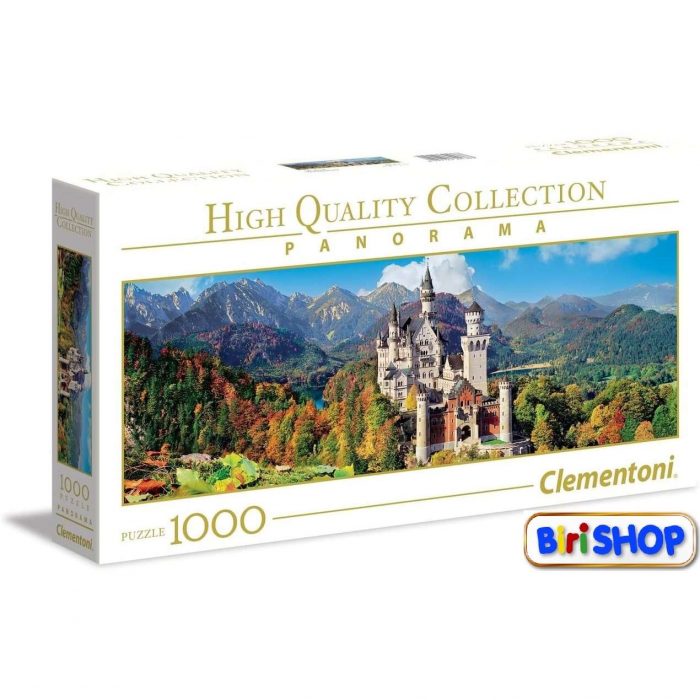 39438 Clementoni - Puzzle Panorama Neuschwanstein.