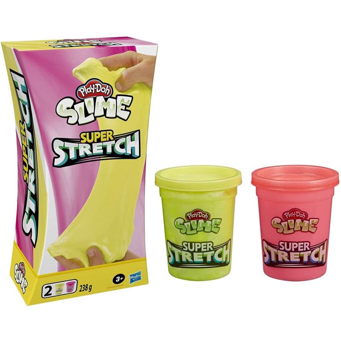Playdoh Super Stretch Slime Giallo e Rossa