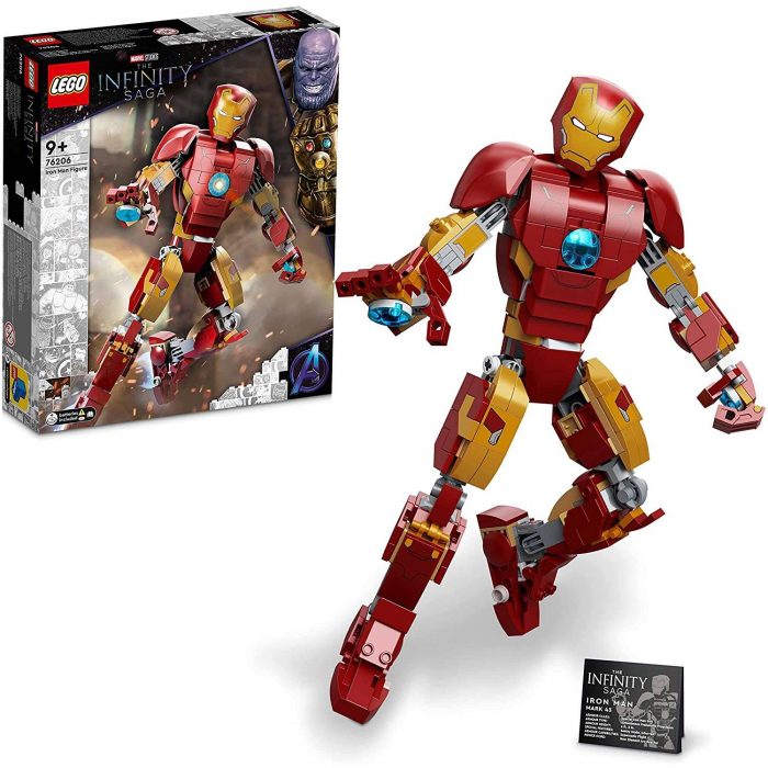 76206 Lego Marvel - Personaggio di Iron Man.
