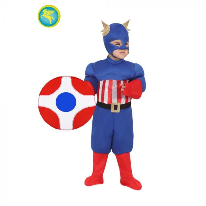 0697 Pegasus Vestito Carnevale Capitan America