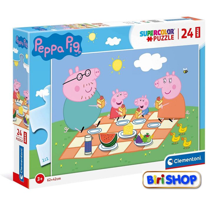 24028 Clementoni - Puzzle Maxi Peppa Pig.