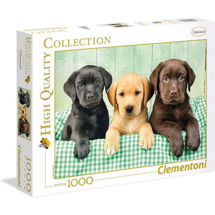 39279 Clementoni - I Tre Cuccioli di Labrador.