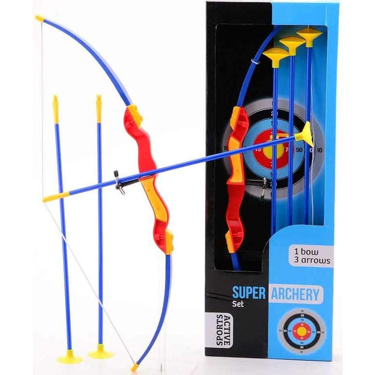 Set Arco Ricurvo Tradizionale E Frecce Giocattolo Per Bambini – Tiro Alla Fucina Da Caccia (Rosso, 10 Libbre)