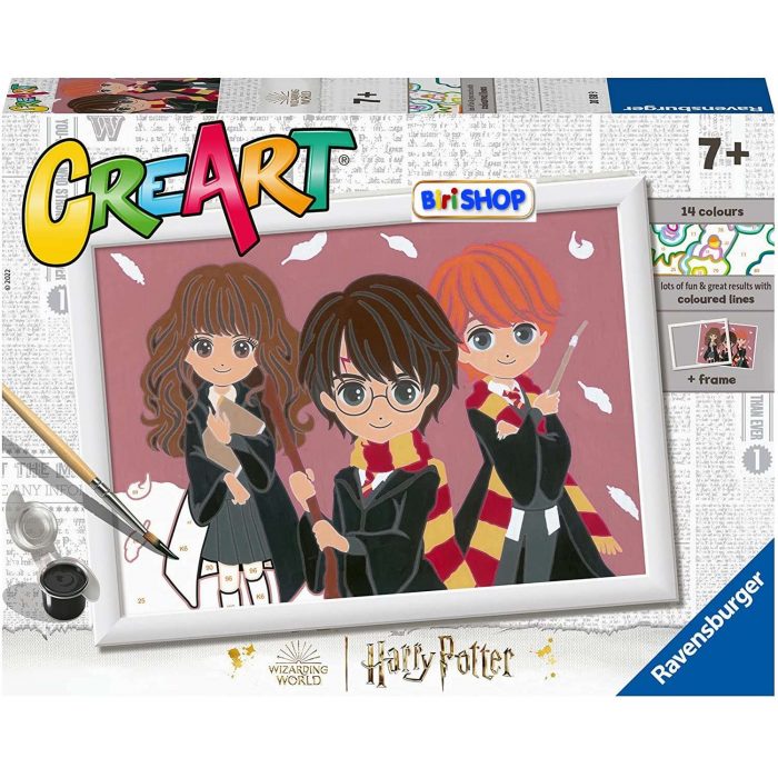 Ravensburger - CreArt Harry Potter, Il Trio magico