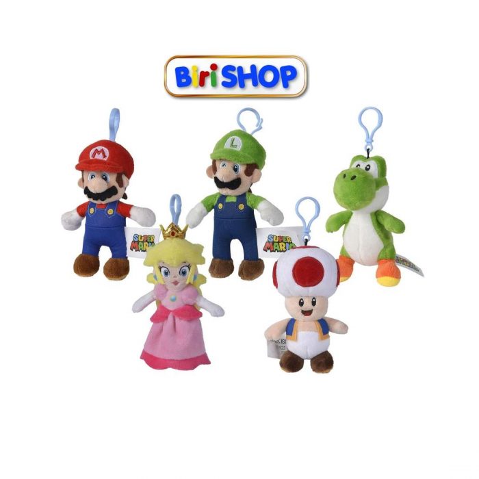 Simba - Peluche portachiavi 12 cm. Super Mario ass